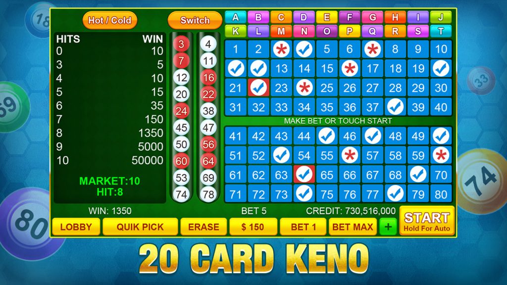 online Keno tips